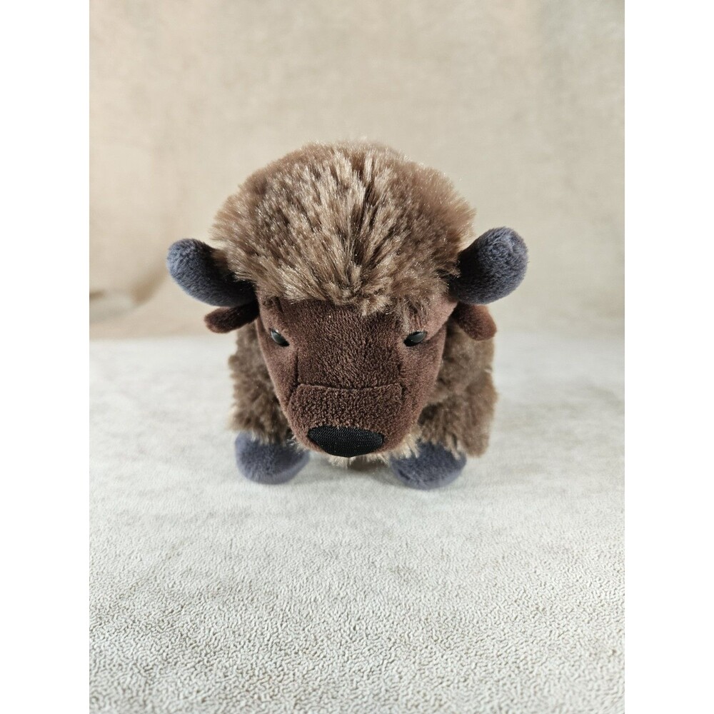 Wild Republic Brown Bison Buffalo 8" Plush Stuffed Animal Toy Stuffed Animal